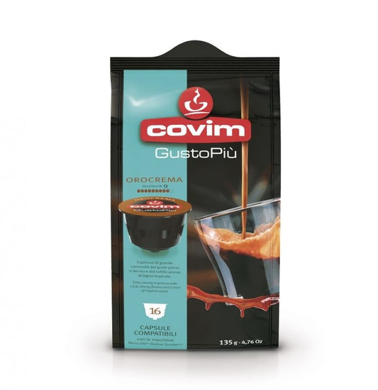 Covim Coffee Capsula Gustopiu Flowpack Orocrema