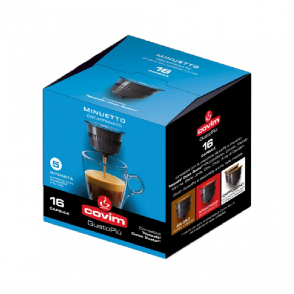 Covim Coffee Caffe Minuetto Dolce Gusto 16 Capsule